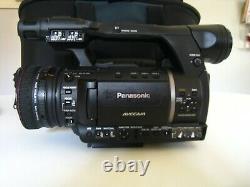 Panasonic AVCCAM Model AG-AC160P Camcorder w. Battery Charger and Kata Bag Case