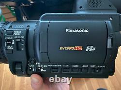 Panasonic HVX200 Camcorder 2 Batteries Charger Flight Case