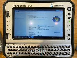 Panasonic Toughbook CF-U1 32gb SSD 1GB RAM 4 Batteries Win7 Pro & Charger VGC