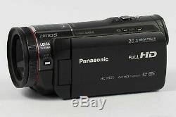 Panasonic X920 Camcorder Black original box, charger, 3 batteries and more