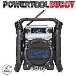 Perfect Pro Team Player DAB Bluetooth Site Work Radio Charger 240volt-Battery