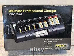 Powerex ULTIMATE PROFESSIONAL 1-8 AA AAA NICD NIMH BATTERY SOFT RAPID CHARGER