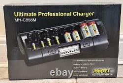 Powerex ULTIMATE PROFESSIONAL 1-8 AA AAA NICD NIMH BATTERY SOFT RAPID CHARGER