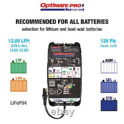 Professional OptiMate PRO-1 DUO Battery Charger-Tester suits Quad Bike ATV etc