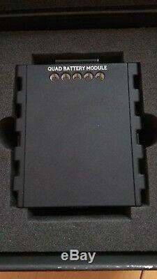 RED PRO XXL Quad Battery Modul + 4x Redvolt Batteries + Charger for Scralet Epic