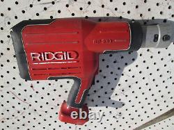 Ridgid RP 330 Pro Press with 6 Jaws, Case, Battery, and Charger Works Great
