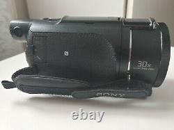 SONY FDR-AX53 4K Ultra HD Camera/Camcorder/Handycam +3 Batteries +Case+ Charger
