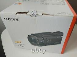 SONY FDR-AX53 4K Ultra HD Camera/Camcorder/Handycam +3 Batteries +Case+ Charger