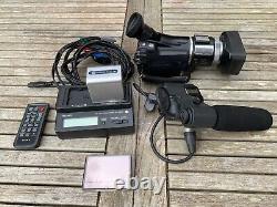 SONY HVR-A1E HDV Camcorder plus battery, charger, tape, remote and shotgun mic