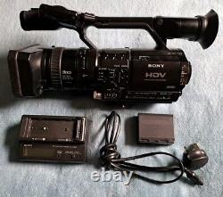 SONY HVR-Z1J Professional Camcorder + Battery & Charger DV Tape Cam Corder