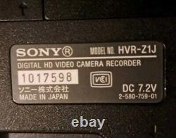 SONY HVR-Z1J Professional Camcorder + Battery & Charger DV Tape Cam Corder