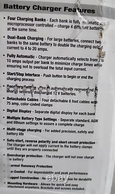 Schumacher DSR125 Pro Series Car Battery Charger 10 Amp 6v / 12v