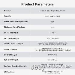 SmallRig V Mount Battery VB99 Pro 6700mAh 99Wh 14.8V, PD USB-C Fast Charger