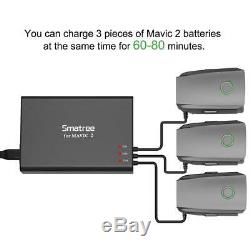 Smatree Mavic 2 Pro Charger Hub, Multi Battery Charger for Mavic 2 Pro/Zoom Drone