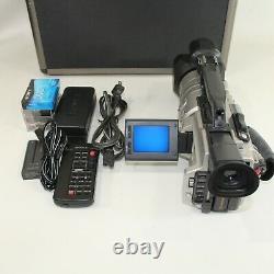 Sony DCR-VX2000 Camcorder Silver Comes With Tapes Remote Charger and Batteries