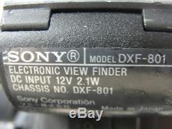 Sony Dxc-d35ws Video Camera Digital Dvcam Fuji A16 Lens Bc-m50 Battery Charger