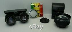 Sony HI8 HANDYCAM Pro Camera CCD-V99 WithCharger, Book, 4 Batteries and Lenses Lot