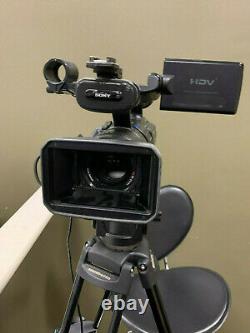 Sony HVR-Z1E Camcorder Black Comes with batteries and chargers etc