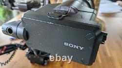 Sony PMW-FS7 Camera with Cards, Batteries, Charger, Shoulder Rig and Card Reader