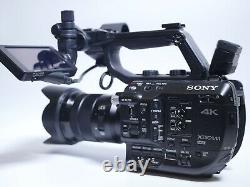Sony PXW-FS5K 4K, RAW update with 18mm-105mm, 3 batteries, charger, original box