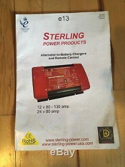 Sterling Power Pro Alt C 12v 130A AB12130 Alternator to Battery Charger