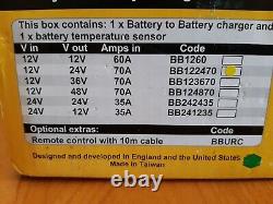 Sterling Power Pro Batt Ultra DC-DC Battery to Battery Charger 12v 70A BB122470