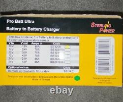 Sterling Pro Batt Ultra Battery to Battery Charger 12v-12v 60a, New In Box