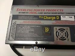 Sterling Pro Charge D Switch mode 4 step battery charger / power pack 12V 30A