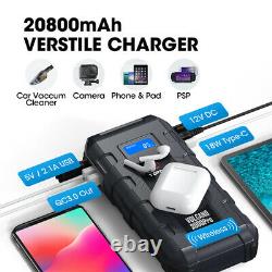 TOPDON Portable V2000Pro Battery Booster Pack Charger Power Jump Starter