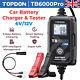 TOPDON TB6000Pro 2in1 Smart Car Battery Charger 12V Battery Load Tester Analyzer