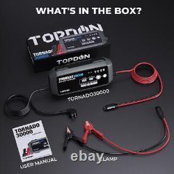 TOPDON TORNADO30000 30A 6/12/24V Professional Car Battery Charger with 12 Modes