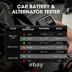 TOPDON V2000pro 12v Car Jump Starter Battery Start Booster Charger Leads