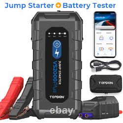 TOPDON VS2000 Plus PRO Jump Starter & Battery Tester 2000 Peak Amps 12V Boost UK