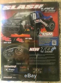 Traxxas Slash (WITH BATTERY & CHARGER) TSM, TQi, ID, RTR, VXL PRO 2WD BRUSHLESS