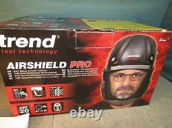 Trend Air Pro battery-powered full-face respirator with battery and charger
