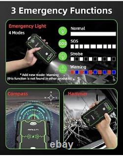 UTRAI Jump Starter Power Pack, 6000A 27000mAh, Car Battery Booster 12V Portable