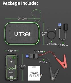 UTRAI Jump Starter Power Pack, 6000A 27000mAh, Car Battery Booster 12V Portable