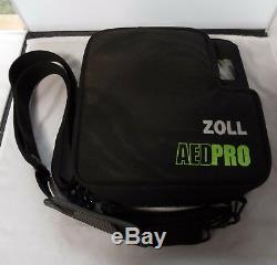 Uk Seller Zoll Aed Pro, Case, Chargeable Battery 3 Lead Ecg & Charger