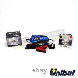 Unibat Motorcycle Battery and Charger MH RYZ 50 Pro Racing Urban Bike 2006-2010