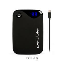 VEHO PEBBLE P-1 PRO PORTABLE CHARGER WithDUAL USB PORT & LIGHTENING CABLE 10400