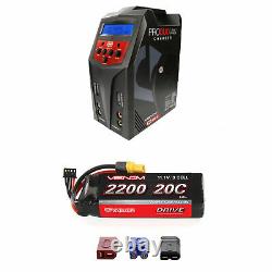 Venom 20C 3S 2200mAh 11.1V LiPo Battery and Pro Duo Charger Combo