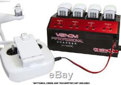 Venom DJI Phantom 4 AC Pro Charger 4-Channel 100W Rapid Battery Charger 697