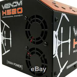 Venom Pro Yuneec H520 & Typhoon H+ 4-Port Battery Charger with Dual USB Outputs
