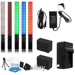 Yongnuo YN360 LED Video Light 3200 5500K PRO KIT With AC adapter 2 Battery Charger