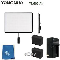Yongnuo YN600 Air 5500k PRO LED Light Kit With Two High Power Batteries Charger